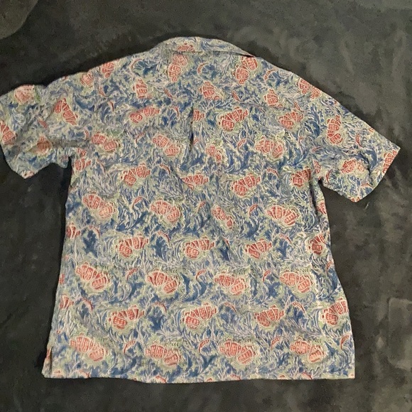 Orvis casual floral patterned short sleeve button down men’s large - Picture 2 of 3